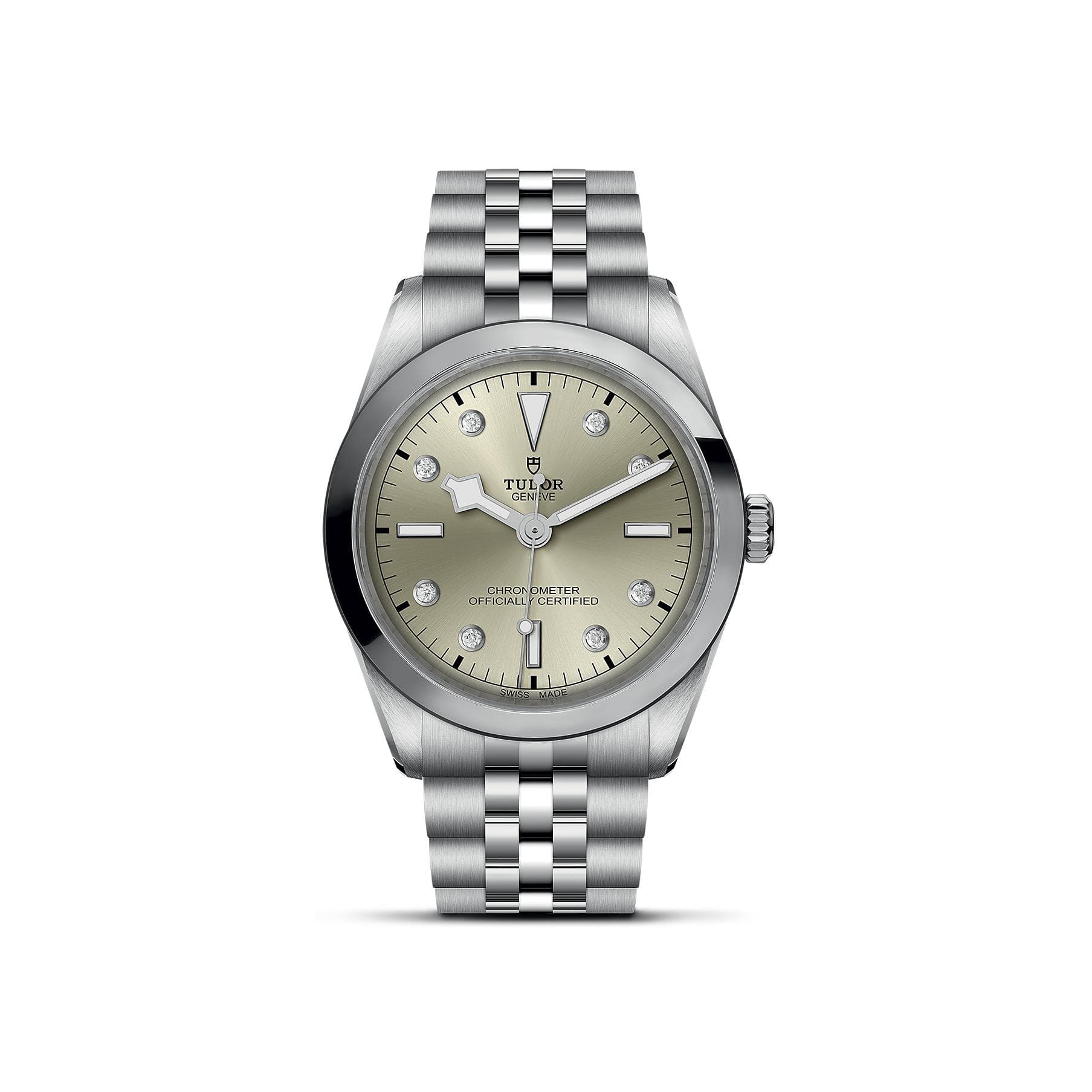 Montre TUDOR Black Bay One 36 Boîtier En Acier, 36 Mm, Bracelet En Acier - Acier - Diamant - Rose