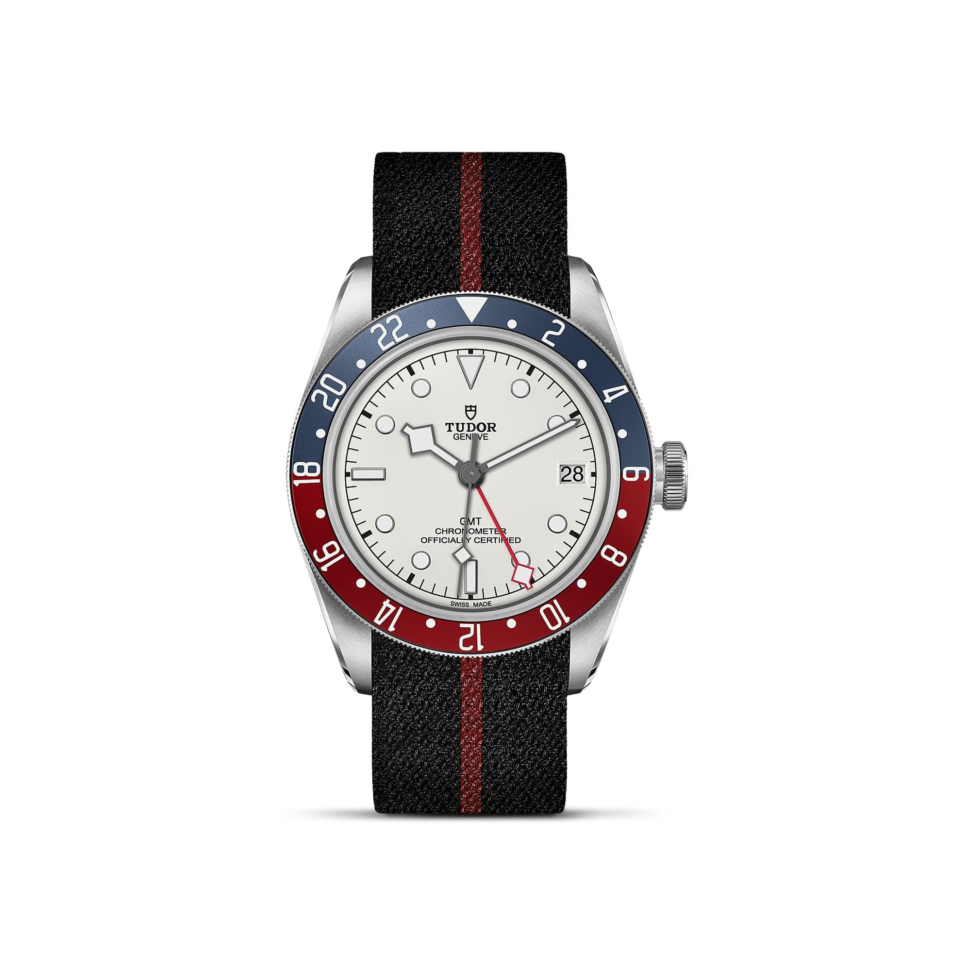 Montre TUDOR Black Bay GMT Boîtier En Acier, 41 Mm, Bracelet En Tissu - Acier - Bleu
