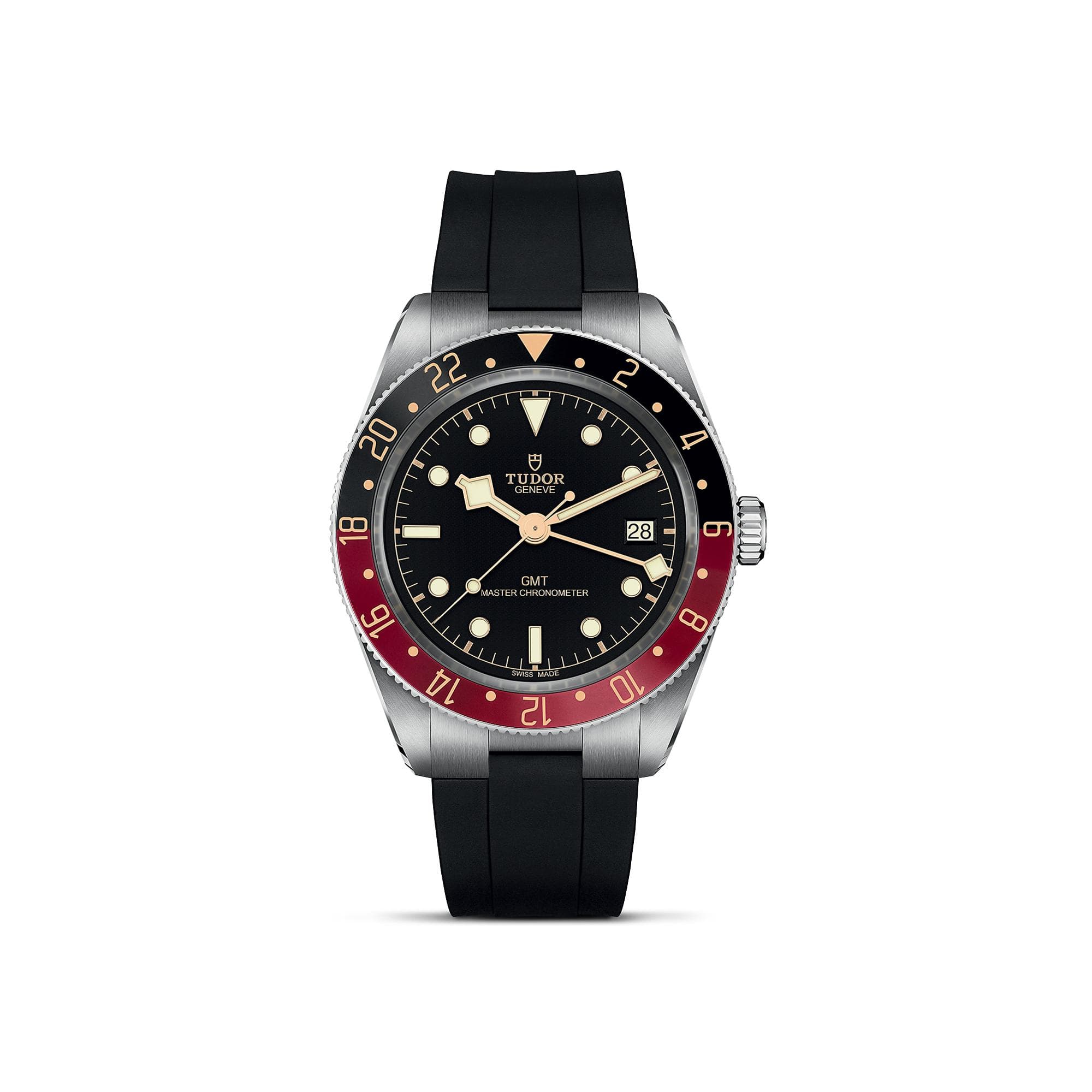 Montre TUDOR Black Bay 58 GMT, Boîtier En Acier, 39 Mm, Bracelet En Caoutchouc - Acier - Rose