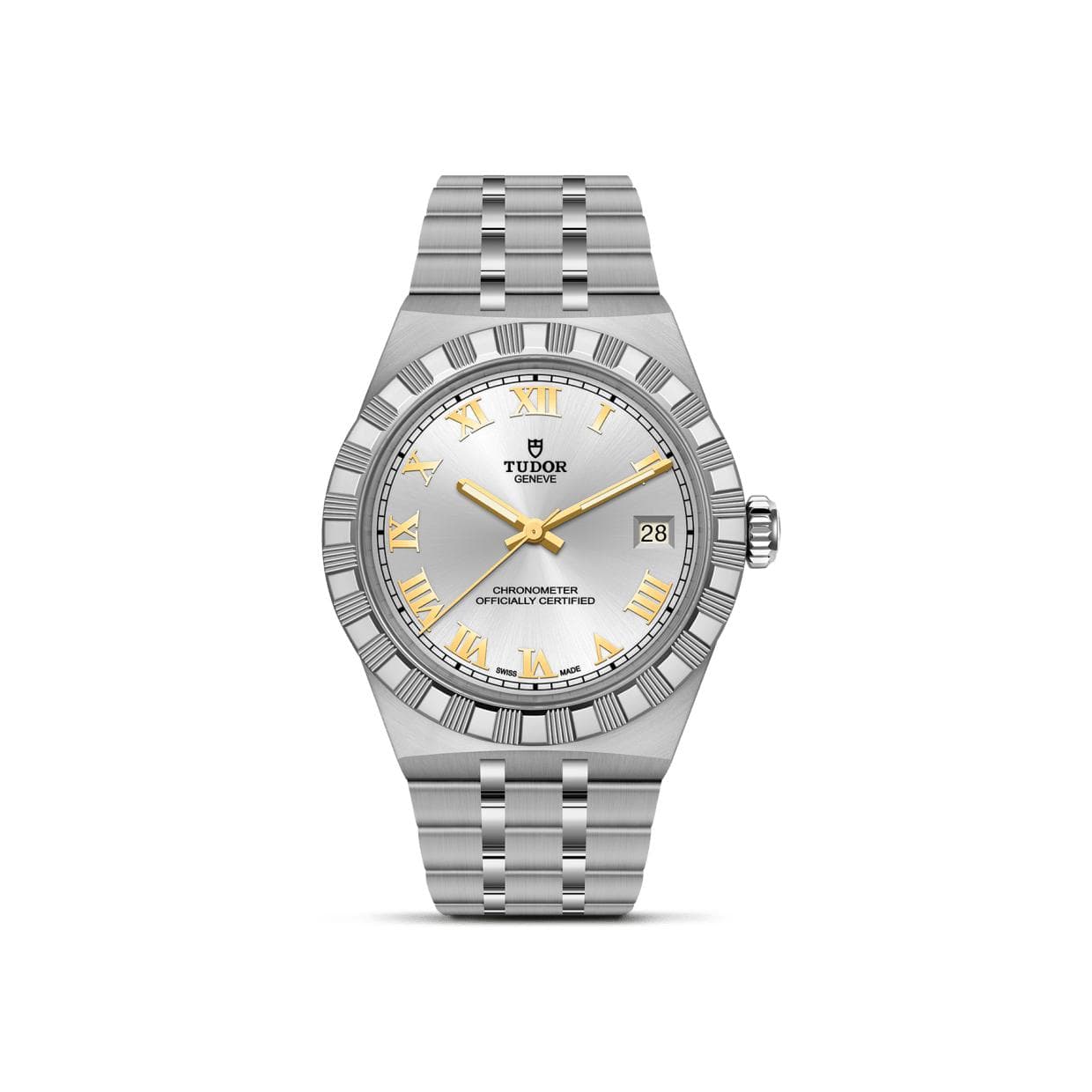 Montre TUDOR  Royal Boîtier En Acier, 36 Mm, Cadran Argenté - Acier
