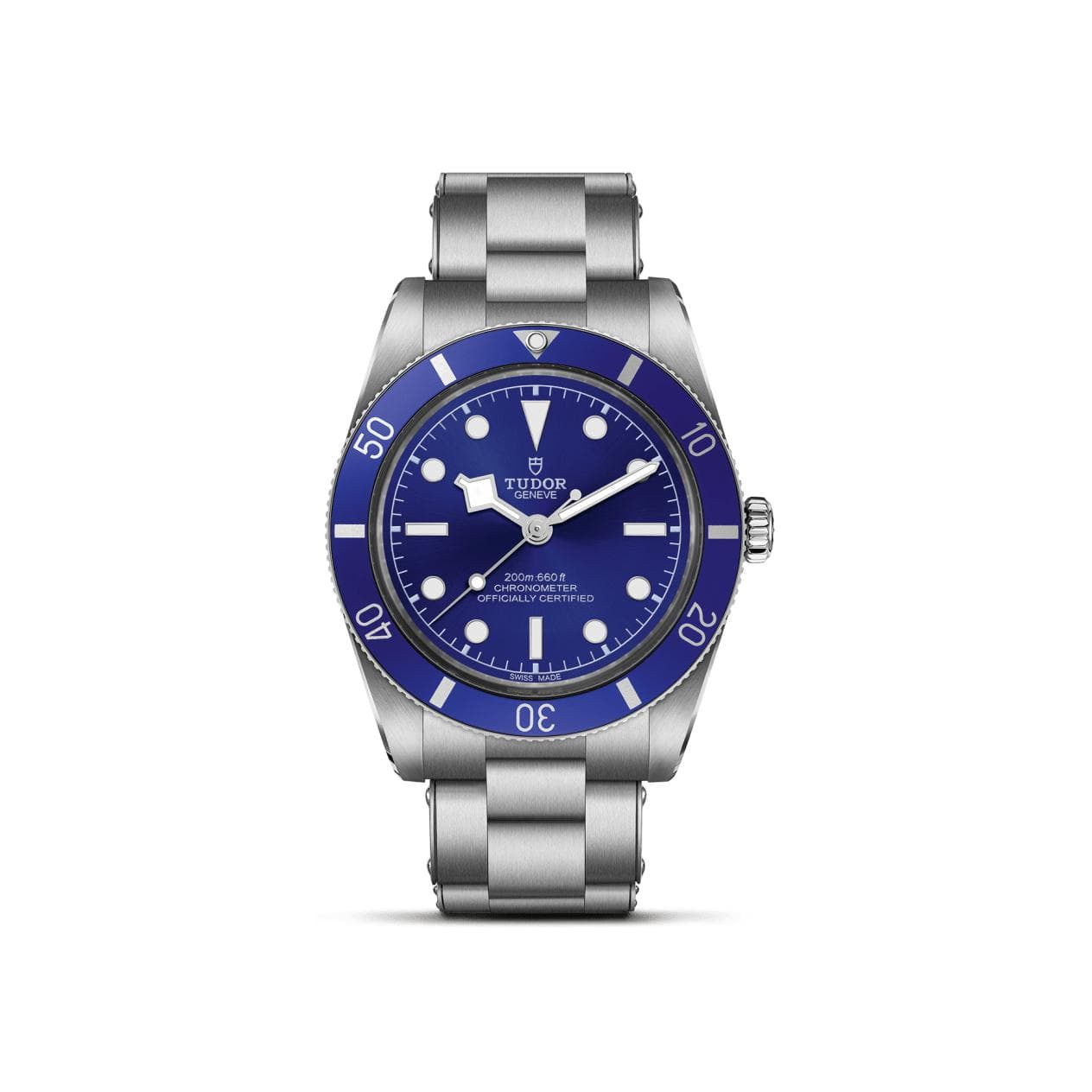 Montre TUDOR  Black Bay 54 Boîtier En Acier, 37 Mm, Bracelet En Acier - Acier - Bleu